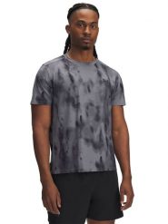 Under Armour Koszulka sportowa "Launch Elite" w kolorze antracytowym rozmiar: L. Czarne t-shirty sportowe męskie Under Armour, l, z materiału, bez ramiączek, outdoorowe. Za 193.24 zł.