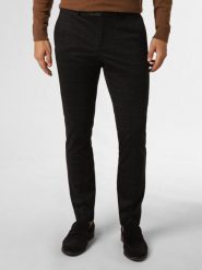 Finshley & Harding London spodnie od garnituru modułowego Mężczyźni Slim Fit niebieski|szary, 50. Niebieskie spodnie materiałowe męskie Finshley & Harding London, z dżerseju. Za 249.95 zł.