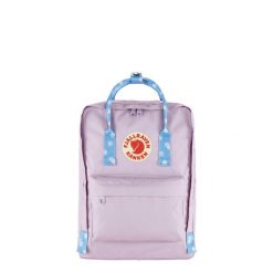 Plecak Fjallraven Kanken - pastel lav/confetti patt. Czerwone plecaki damskie Fjällräven, bez wzorów. Za 356.99 zł.