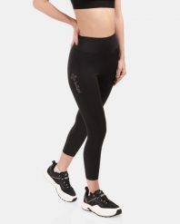 Damskie legginsy treningowe Kilpi RIVIAN-W. Czarne legginsy damskie Kilpi, s, bez wzorów, z materiału. Za 256.81 zł.