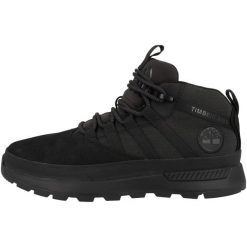 Buty trekkingowe męskie Timberland TB1A5UWW001. Czarne buty trekkingowe męskie Timberland, na zimę, z materiału, za kostkę, bez zapięcia, trekkingowe. Za 539.99 zł.