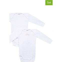 Body (2 szt.) w kolorze białym. Białe body niemowlęce Absorba & DIM, bez wzorów, z bawełny, bez ramiączek. W wyprzedaży za 25.95 zł.