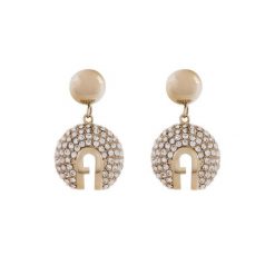 Kolczyki Furla. Żółte kolczyki damskie Furla, złote. Za 359.99 zł.