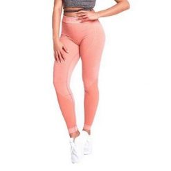 Legginsy Damskie Dwutonalny. Brązowe legginsy damskie Gym Hero, bez wzorów, trekkingowe. Za 185.99 zł.