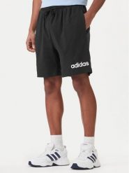 Adidas Szorty sportowe Essentials Linear JE9012 Czarny Regular Fit. Czarne szorty męskie Adidas, bez wzorów, z bawełny, sportowe. Za 138.99 zł.
