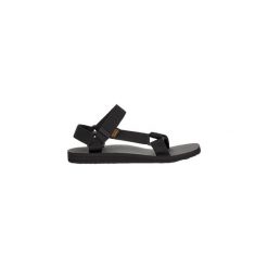 Klapki Teva Model 1004010 Kolor Czarny. Czarne buty trekkingowe męskie Teva, z materiału. W wyprzedaży za 241.50 zł.