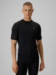 4F Koszulka kolarska męska - czarna XXL. Czarne t-shirty sportowe męskie 4f, m, bez ramiączek, rowerowe. Za 159.99 zł.