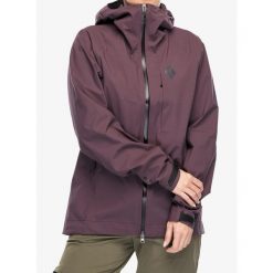 Kurtka z membraną damska Black Diamond Highline Stretch Shell. Fioletowe kurtki damskie Black Diamond, bez wzorów, bez kaptura. Za 1,133.99 zł.