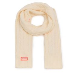 Szalik Guess. Brązowe szaliki i kominy damskie Guess, z aplikacjami. Za 269.99 zł.