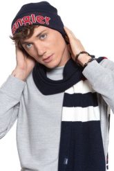 MĘSKA CZAPKA ZIMOWA WRANGLER KABEL BEANIE BLUE DEPTHS W0U1UHXJY 112125780. Niebieskie czapki męskie Wrangler, na zimę, bez wzorów. W wyprzedaży za 39.99 zł.