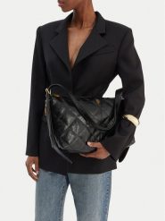 Badura Torebka CEO-ODI-LDA8618 Czarny. Czarne torebki klasyczne damskie Badura, bez wzorów, z materiału, bez dodatków. Za 229.99 zł.