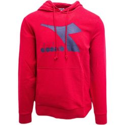 Bluza z kapturem Diadora Big Logo, Mężczyźni. Czerwone bluzy z kapturem męskie Diadora, m, z bawełny. Za 290.00 zł.