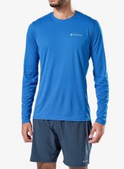 Bluza bez kaptura Montane Dart Nano Long Sleeve T-Shirt. Niebieskie bluzy z kapturem męskie Montane, l, z materiału. Za 236.49 zł.