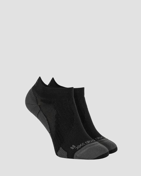 Skarpety unisex X-Socks RUN PERFORM LOW CUT BLACK/CHARCOAL B036. Czarne skarpetki damskie X-Socks, bez wzorów, z dzianiny. Za 109.99 zł.