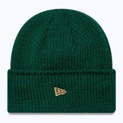 Czapka zimowa New Era Metal Pin Wide Cuff Knit Beanie. Zielone czapki zimowe damskie New Era. Za 129.99 zł.
