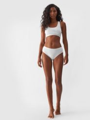 4F Bielizna figi (2-pack) damskie - białe M. Biała figi damskie 4f, m, bez wzorów, z bawełny. W wyprzedaży za 39.99 zł.