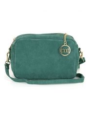 Mia Tomazzi Skórzana torebka w kolorze zielonym - 23 x 16 x 11 cm rozmiar: onesize. Zielone torebki klasyczne damskie Mia Tomazzi, bez wzorów, z materiału, bez dodatków. Za 173.99 zł.