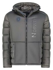 Geographical Norway Kurtka pikowana "Bafare" w kolorze szarym rozmiar: M. Szare kurtki męskie Geographical Norway, m, bez wzorów, bez kaptura. Za 250.35 zł.