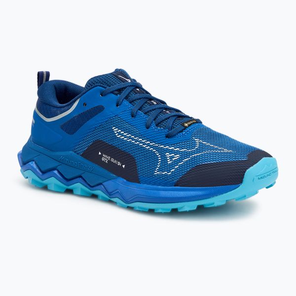 Buty do biegania męskie Mizuno Wave Ibuki 4 GTX. Niebieskie obuwie do biegania damskie Mizuno, mizuno wave. Za 569.99 zł.