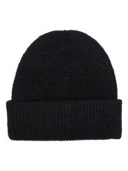 COLD Czapka beanie w kolorze czarnym rozmiar: onesize. Czarne czapki zimowe damskie COLD, ze skóry. Za 64.76 zł.