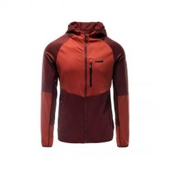 Bluza sportowa męska Hi-Tec Camil M. Czerwone bluzy sportowe męskie Hi-tec, bez wzorów, sportowe, bez kołnierzyka, bez ramiączek. Za 217.00 zł.