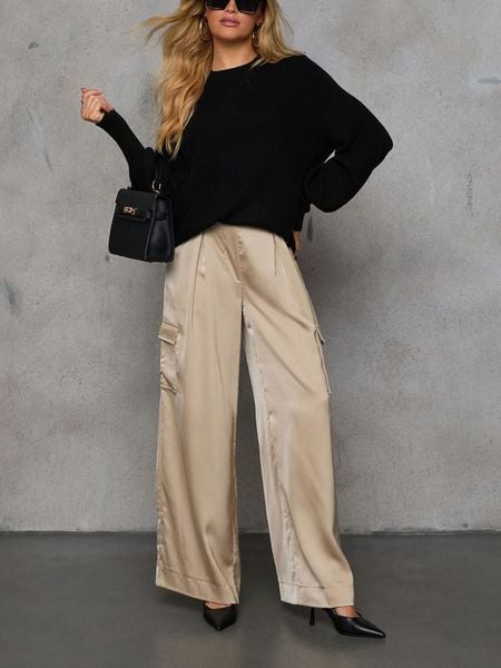 LA Angels Sweter w kolorze czarnym rozmiar: M. Czarne swetry klasyczne damskie LA Angels, m, bez kołnierzyka. Za 187.52 zł.