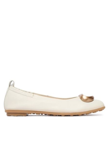 Hispanitas Baleriny HV263931 C004 Beżowy. Brązowe baleriny damskie Hispanitas, bez wzorów, ze skóry, bez obcasa. Za 479.99 zł.