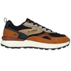 Buty do chodzenia męskie Umbro Um Uption. Brązowe buty sportowe na co dzień męskie Umbro, z jeansu, bez zapięcia, trekkingowe. Za 205.00 zł.