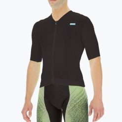 Koszulka rowerowa męska UYN Airwing B026. Czarne t-shirty sportowe męskie UYN, m, bez ramiączek, rowerowe. Za 339.99 zł.