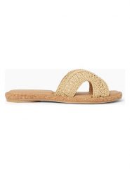 Reef Klapki "Willow Paisley" w kolorze beżowym rozmiar: 37,5. Brązowe klapki damskie Reef, bez wzorów, bez obcasa. Za 271.03 zł.