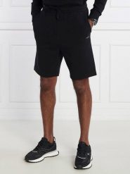 Hugo Boss Underwear Szorty dresowe w kolorze czarnym rozmiar: M. Czarne szorty męskie Hugo Boss Underwear, z bawełny, bez kołnierzyka. Za 316.45 zł.