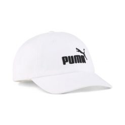 Młodzieżowa czapka z daszkiem z logo No. 1 ESS PUMA White. Biała czapki męskie Puma, bez wzorów. Za 45.99 zł.