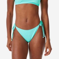 Dół kostiumu kąpielowego damski Roxy High Leg. Niebieskie bikini damskie Roxy, bez wzorów. Za 69.99 zł.