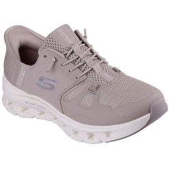 Buty sportowe damskie Skechers Glide step Pro. Fioletowe buty sportowe na co dzień damskie Skechers, bez wzorów, z materiału. Za 412.75 zł.