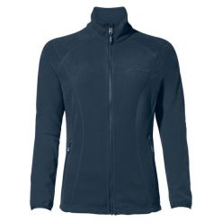 Bluza polarowa damska Vaude Rosemoor Fleece Jacket II. Niebieskie bluzy z kapturem damskie Vaude, z materiału. Za 339.89 zł.