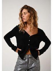 AUTHENTIC CASHMERE Kaszmirowy kardigan "Chalais" w kolorze czarnym rozmiar: XL. Czarne kardigany damskie AUTHENTIC CASHMERE, xl, bez wzorów, z kaszmiru. Za 204.48 zł.