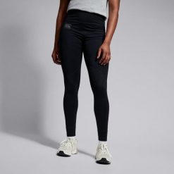 Legginsy VapoDri z kieszeniami dla kobiet Canterbury. Czarne legginsy damskie CANTERBURY, bez wzorów. Za 357.50 zł.