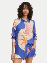 Maaji Koszula Dreambound PT2321CLS012 Niebieski Relaxed Fit. Niebieskie koszule damskie Maaji, s, bez wzorów, z wiskozy, bez kołnierzyka, bez ramiączek. Za 429.99 zł.