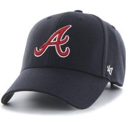 Czapka baseballowa MLB Atlanta Braves '47 MVP 47 Brand. Niebieskie czapki męskie 47 Brand, bez wzorów. Za 157.00 zł.