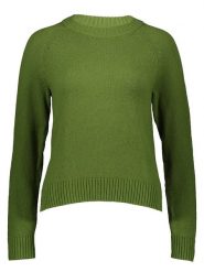 GAP Sweter w kolorze zielonym rozmiar: L. Zielone swetry klasyczne damskie GAP, l, z bawełny, bez kołnierzyka. Za 136.13 zł.