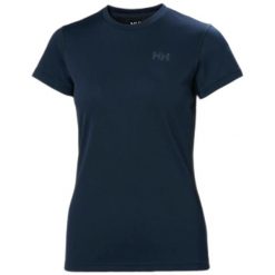 Koszulka damska Helly Hansen HH Lifa Active Solen. Niebieskie t-shirty damskie Helly Hansen, xs, bez wzorów, z tkaniny, bez kołnierzyka. Za 297.50 zł.