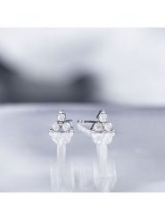 CARATELLI Złote kolczyki-wkrętki "Anna" z diamentami rozmiar: onesize. Szare kolczyki damskie CARATELLI, z diamentem, złote. Za 1,035.99 zł.