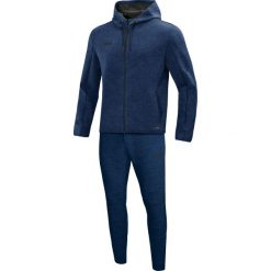 Damski dres Jako Premium Basic. Niebieskie spodnie dresowe damskie Jako, xs, bez wzorów, z dresówki. Za 709.50 zł.