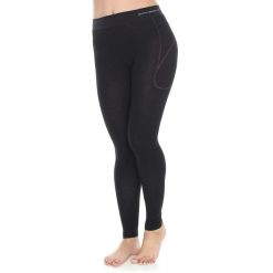 Legginsy wełniane z długą nogawką damskie Brubeck ACTIVE WOOL. Czarne legginsy damskie Brubeck, xl, bez wzorów, z elastanu. Za 149.99 zł.