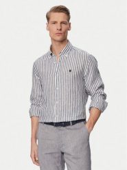 BOSS Koszula H-Liam 50560595 Granatowy Regular Fit. Niebieskie koszule męskie Boss, m, bez wzorów, ze lnu, bez kołnierzyka, bez ramiączek. Za 629.99 zł.