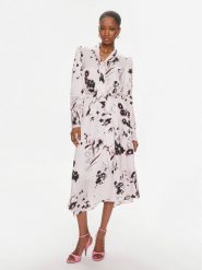 Bruuns Bazaar Sukienka koszulowa Liria BBW3828 Różowy Relaxed Fit. Czerwone sukienki damskie Bruuns Bazaar, bez wzorów, z syntetyku, bez kołnierzyka, bez ramiączek, koszulowe. Za 449.99 zł.