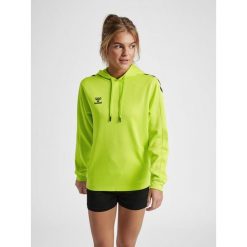 Bluza do piłki ręcznej damska Hummel Core XK z kapturem. Zielone bluzy z kapturem damskie HUMMEL, xl. Za 191.00 zł.