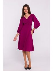 Stylove Sukienka w kolorze różowym rozmiar: L. Różowe sukienki damskie Stylove, l, bez wzorów, bez kołnierzyka, bez ramiączek, midi. Za 289.20 zł.