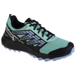 Buty Salomon Wander W 471535 zielone. Zielone buty sportowe na co dzień damskie bez wzorów, z gumy. Za 522.31 zł.
