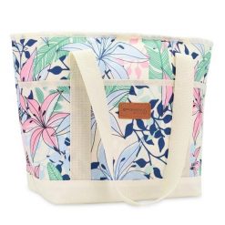 Torba turystyczna termiczna plażowa Spokey Eco Simply. Brązowe torebki klasyczne damskie Spokey, bez wzorów, z materiału, duże, bez dodatków. Za 41.99 zł.